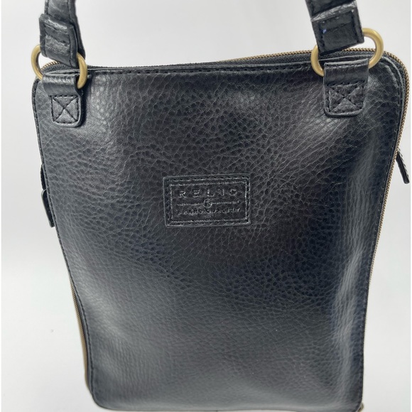 Relic Black Leather Crossbody - Picture 7 of 12